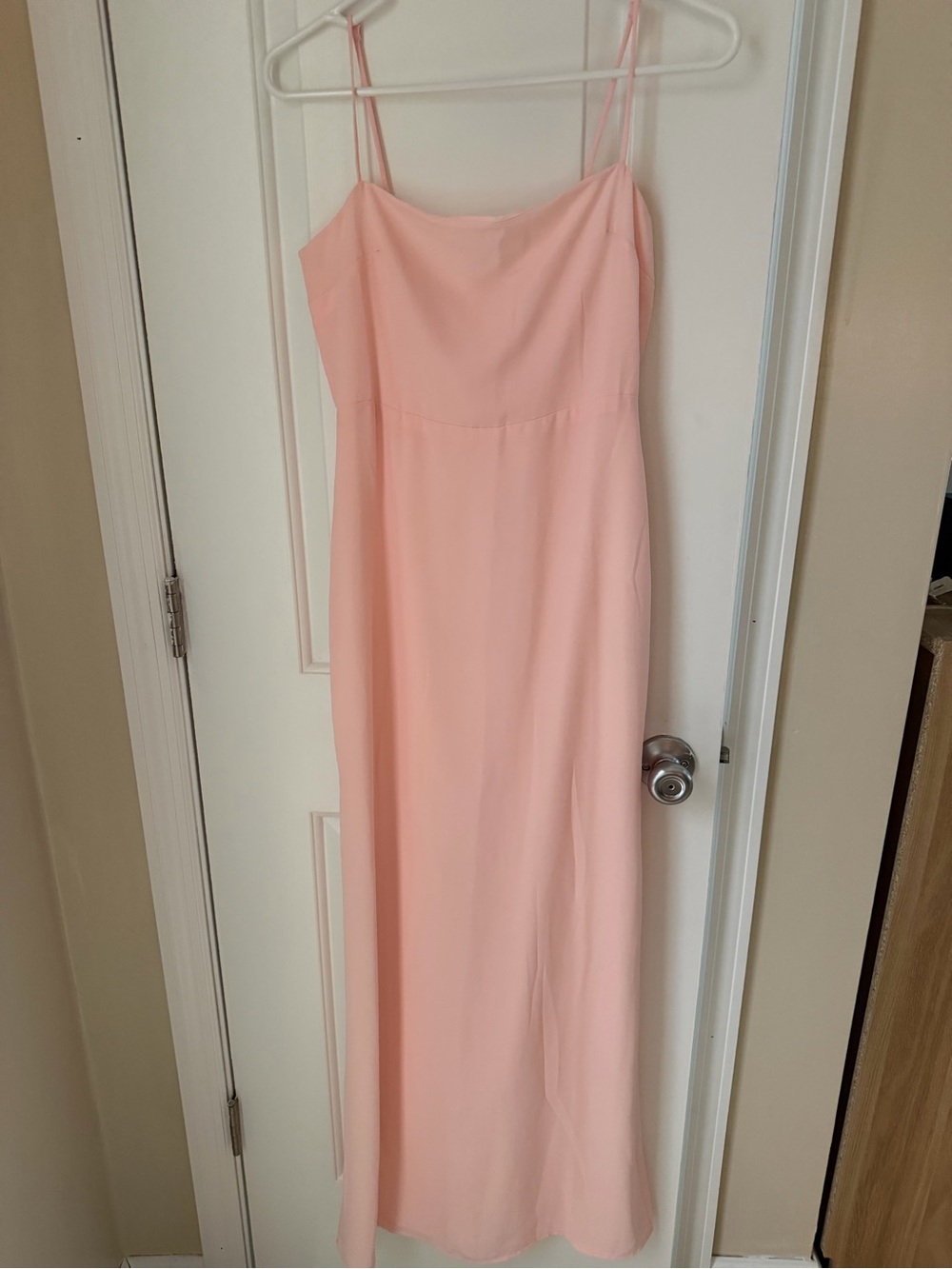 superdown Blush Pink Spaghetti-Strap Maxi Dress